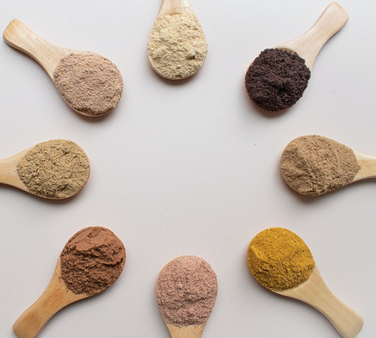 Table spoons of powders Table spoons of powders